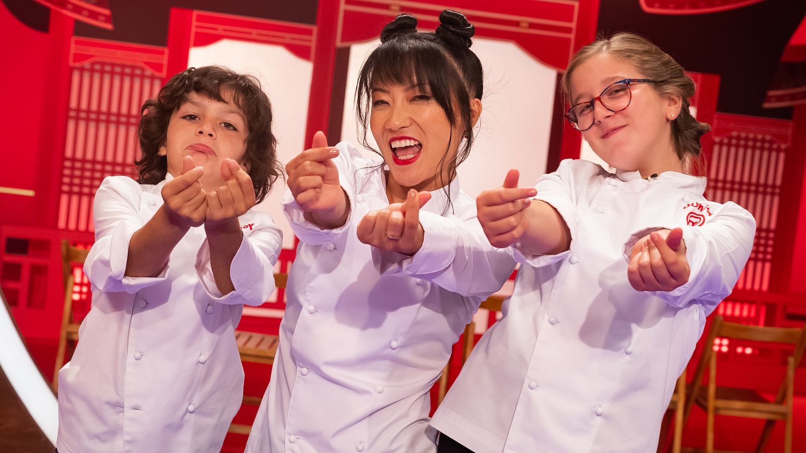 Jiaping, Henar y Javier vuelven a MasterChef Junior 9