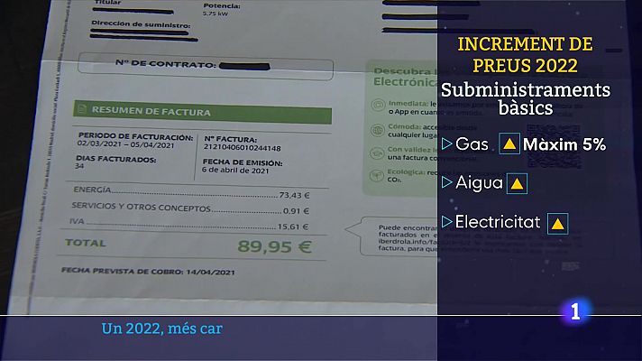 L'Informatiu - La vida s'encarirà al 2022, menys el transport públic
