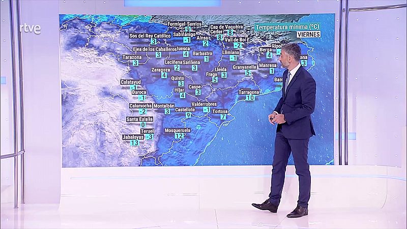 Nieblas en áreas del interior peninsular y del Mediterráneo, localmente persistentes en las cuencas del Duero y del Ebro - ver ahora