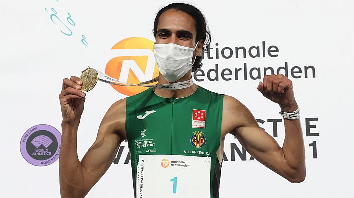 Telediario 2 - El murciano Katir logra la primera victoria española en la San Silvestre Vallecana desde 2003