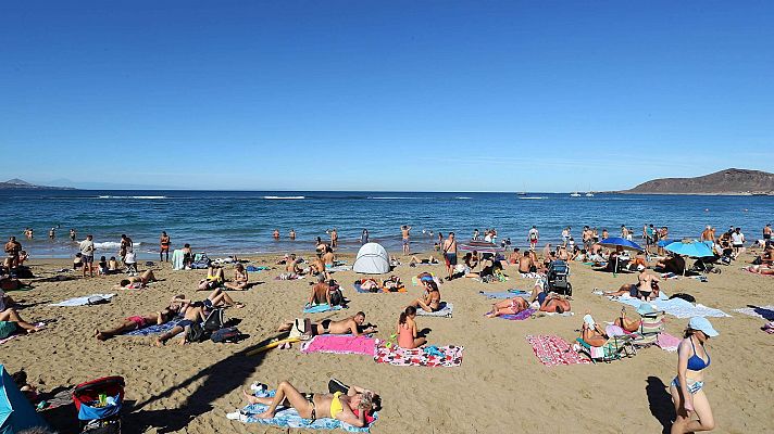 El año arranca con constrastes: buenas temperaturas y nieve