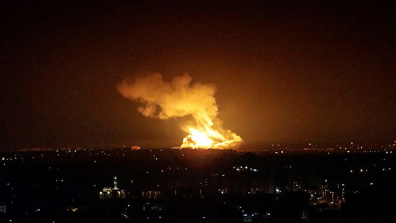 Israel lanza un ataque contra las milicias palestinas en la franja de Gaza
