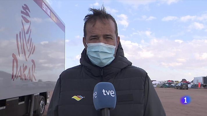 Telediario 1 - Sainz pierde más de dos horas con respecto al líder Al-Attiyah