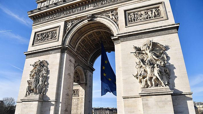  - Francia retira la bandera de Europa del Arco del Triunfo en plena polémica