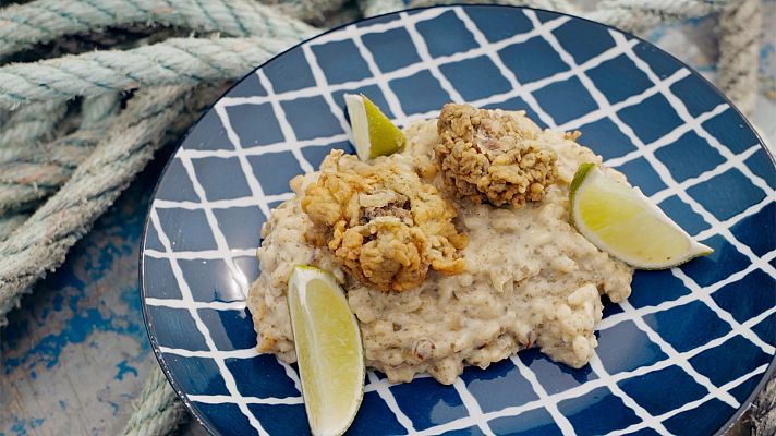 Arroz de algas y ortiguillas