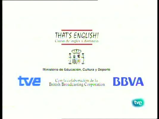 That's English - Módulo 4 - Unidad 4 - Programa 3