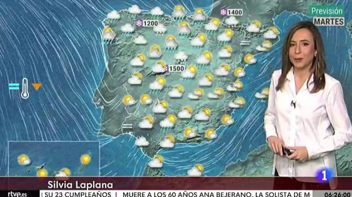 El tiempo - Temperaturas más altas de lo habitual en las áreas cantábrica y mediterránea