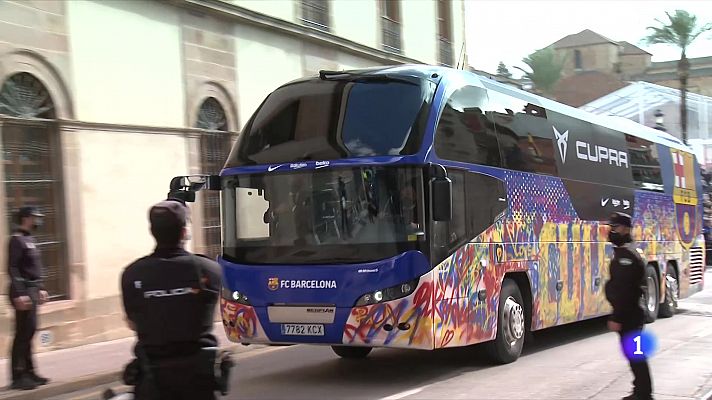 Telediario 1 - Linares, ilusionado ante la visita del Barça en Copa