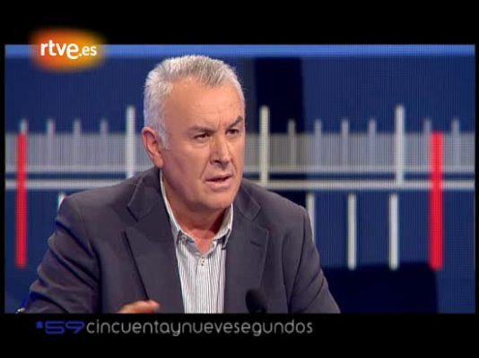 59 segundos - Cayo Lara se enfrenta al test de 59