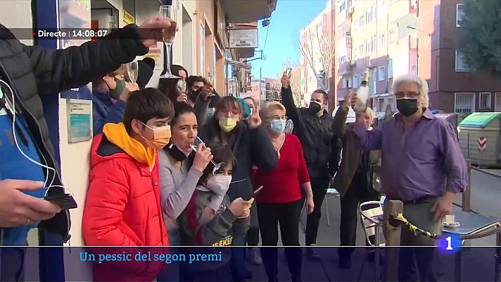 El segon i el tercer premi del sorteig de Reis repartit per tota Catalunya