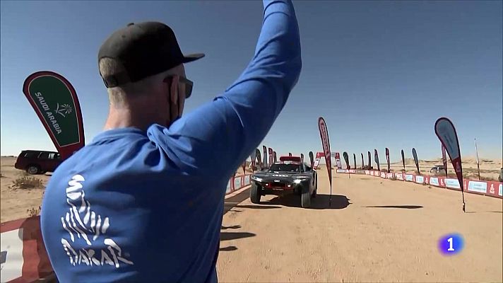 Telediario 1 - Lategan gana la quinta etapa y Sainz sufre un nuevo  revés