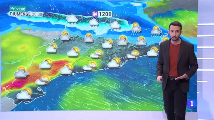 El temps - Cap de setmana ventós, menys fred i amb nevades al Pirineu