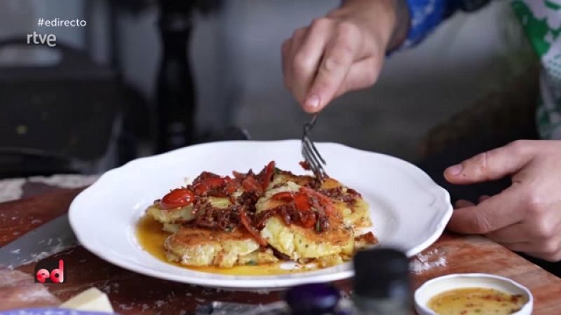 España Directo - Patatas "chafadas" al estilo Gipsy Chef 