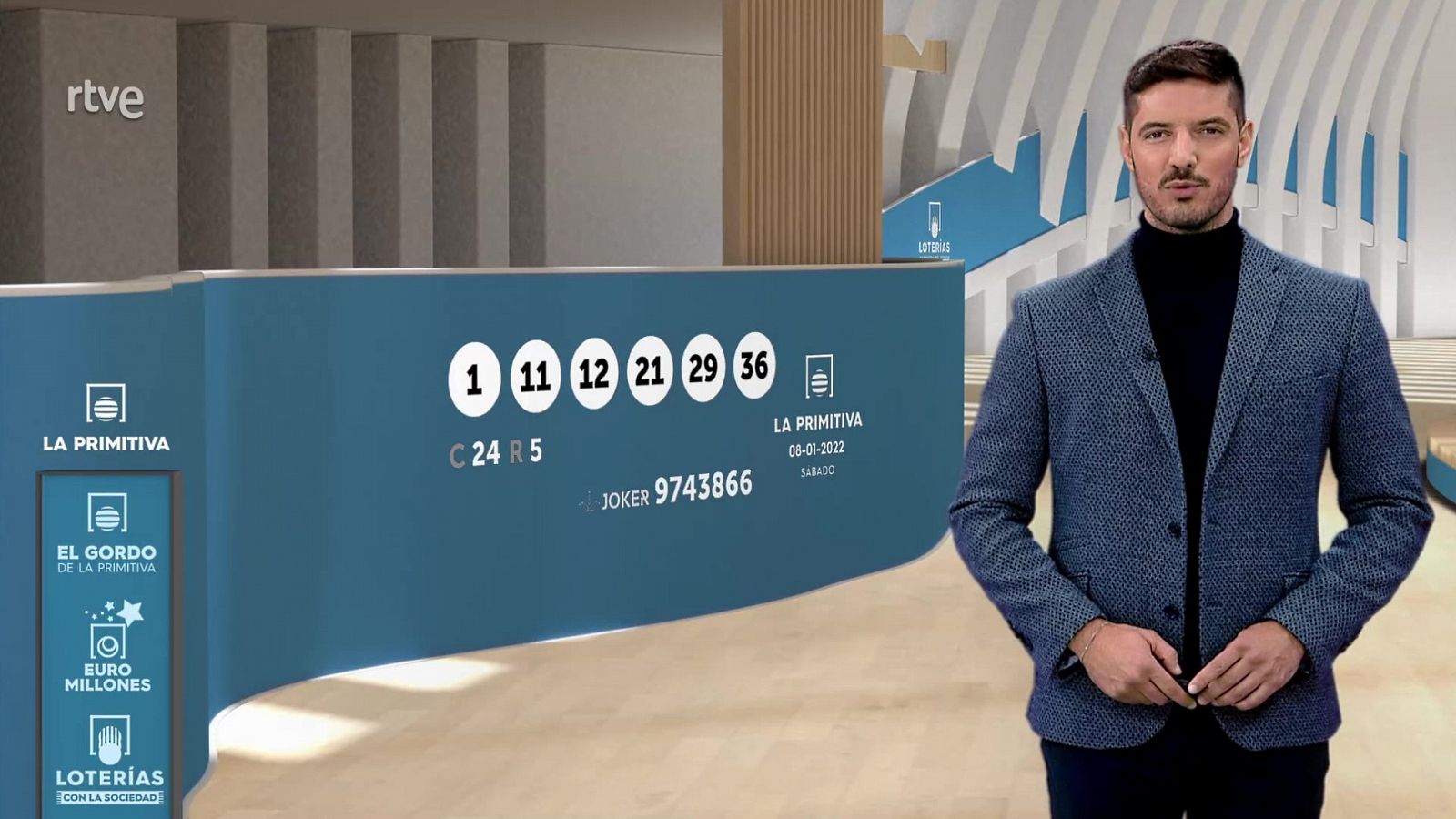 Sorteo de la Bonoloto y Primitiva del 08/01/2022 - ver ahora