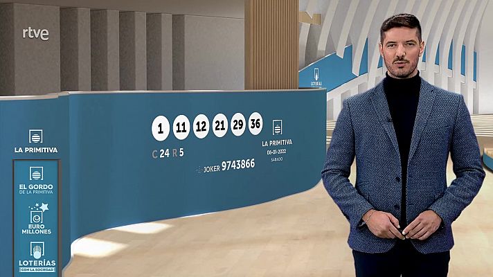 Loterías - Sorteo de la Bonoloto y Primitiva del 08/01/2022