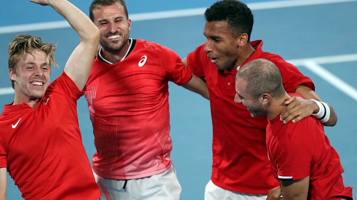 Telediario 1 - España pierde la final de la Copa ATP ante Canadá