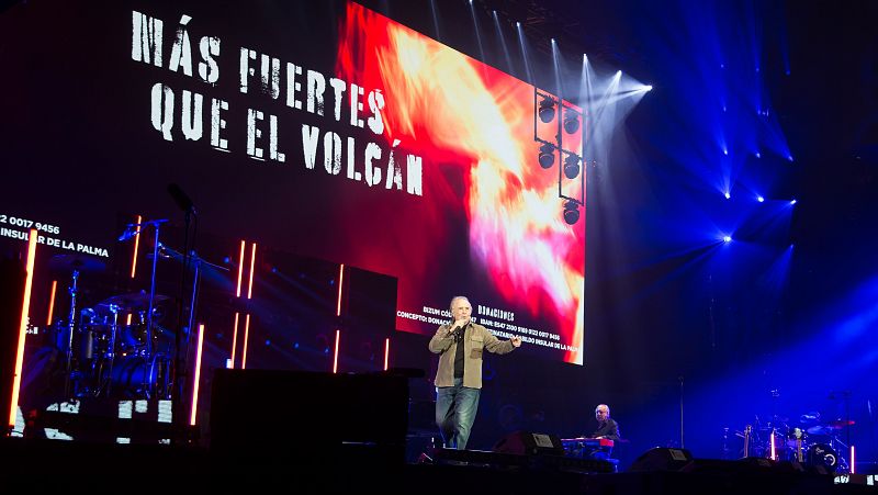  Vídeo resumen del concierto solidario por La Palma 'Más fuertes que el volcán' en el WiZink Center de Madrid