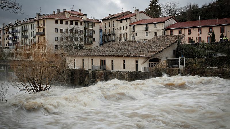 Las crecidas e inundaciones vuelven a Navarra tras las lluvias históricas de diciembre