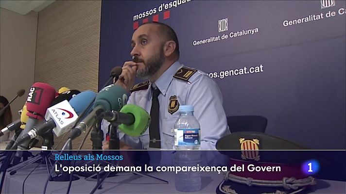 L'Informatiu - Relleus amb controvèrsia a la cúpula dels Mossos