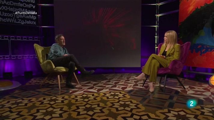 Punts de vista - Santi Balmes baixa de la lluna en tirolina