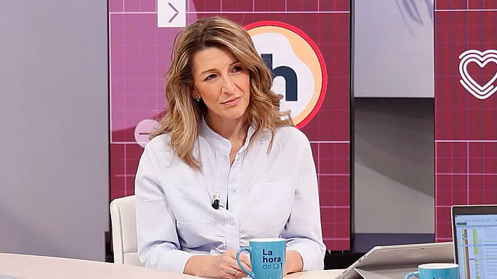 La hora de La 1 - Díaz, sobre las macrogranjas: "Garzón no ha hecho más que explicitar lo que el Gobierno y la UE defienden"