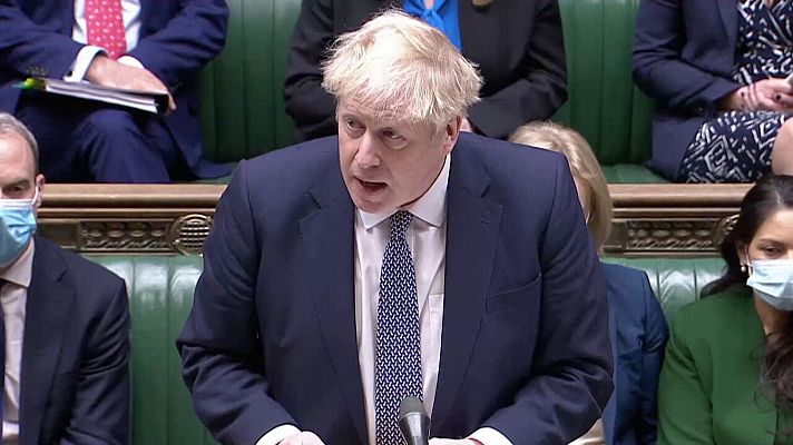 Johnson pide perdón por la fiesta de Downing Street