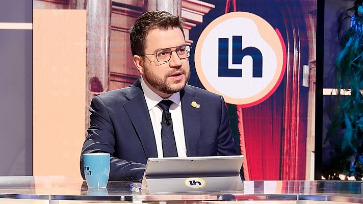 La hora de La 1 - Aragonès pide a Sánchez pasar a las "propuestas concretas" para dar solución al "conflicto político" en Cataluña