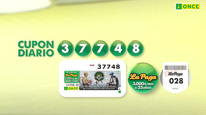 Sorteos ONCE - Sorteo ONCE - 13/01/22