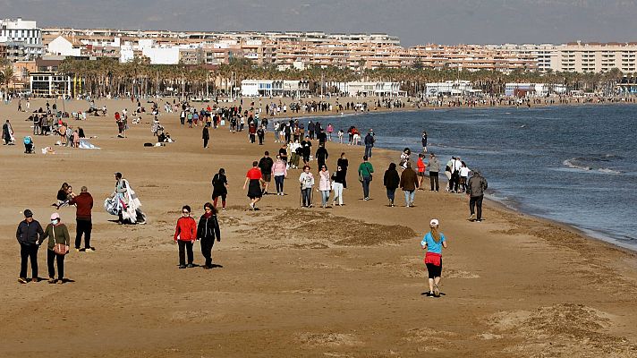 Jornada soleada en gran parte de la península con precipitaciones débiles en el sureste