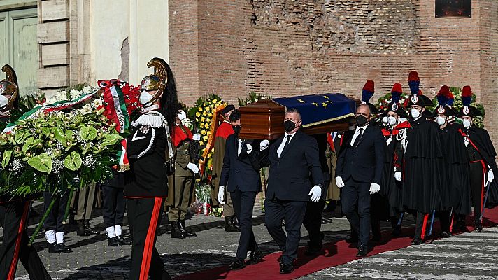  - Los líderes de la UE despiden a David Sassoli