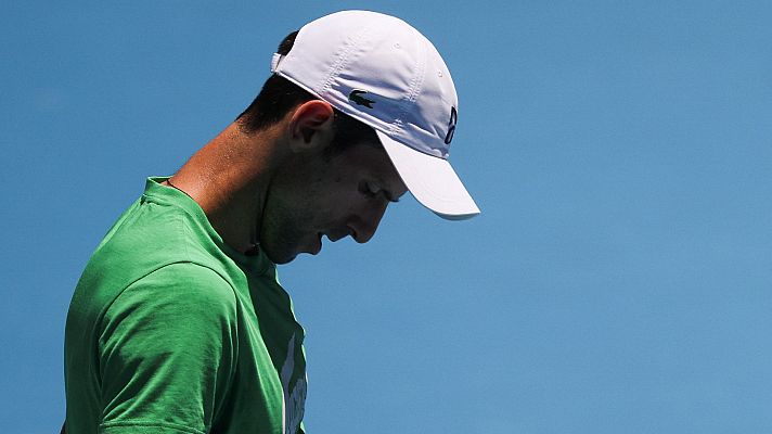 Telediario 1 - Djokovic será detenido el sábado tras la cancelación de su visado por segunda vez