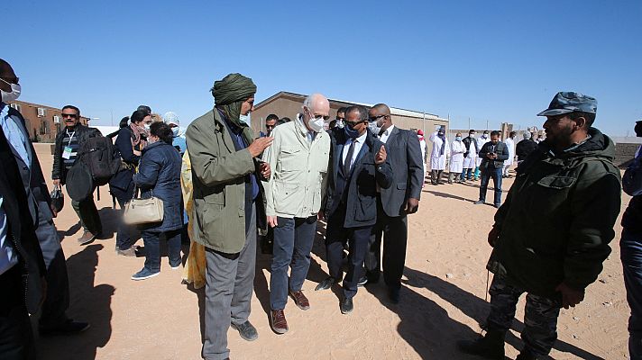 De Mistura visita los campamentos de refugiados saharauis