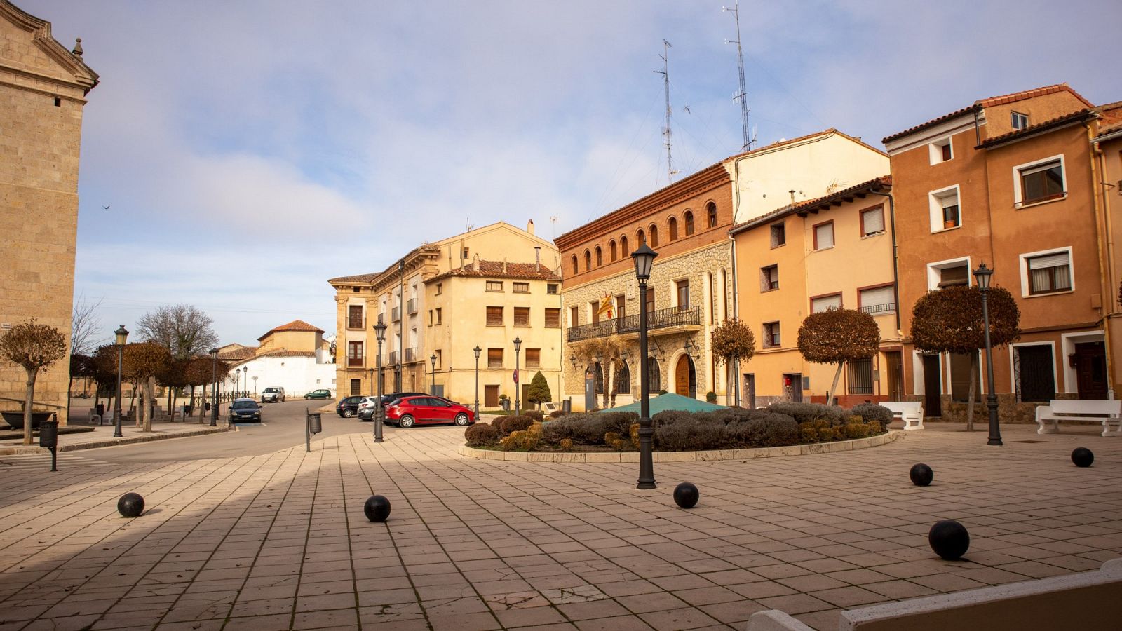 Las consecuencias del frio en Calamocha, Teruel