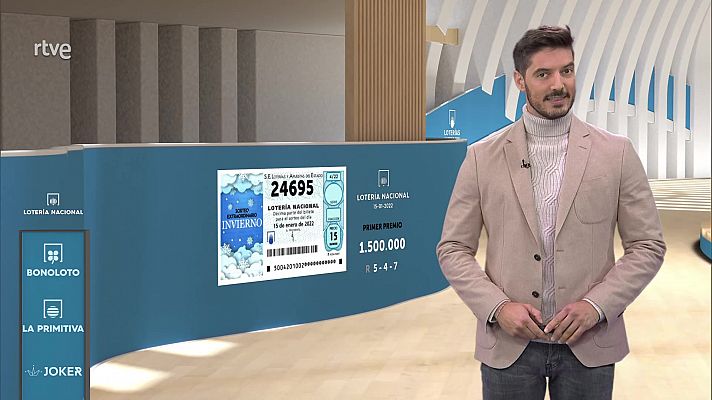 Loterías - Sorteo de la Lotería Nacional del 15/01/2022