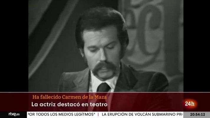  - Muere la actriz Carmen de la Maza