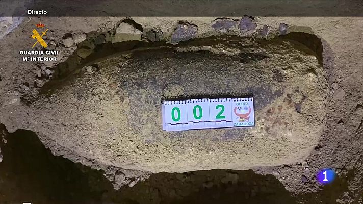 Telediario Fin de Semana - Desactivan una bomba de la Guerra Civil en Maella