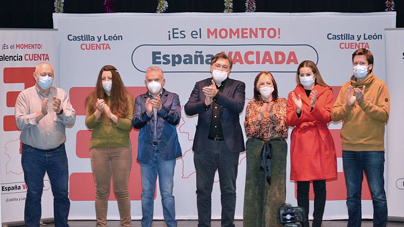 La España Vaciada llama a "rebelarse" contra el "abandono" en su primer acto de precampaña