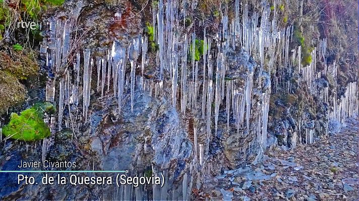 Heladas generalizadas en buena parte del interior norte, centro y sureste peninsulares, más intensas en montaña, localmente fuertes en Pirineos