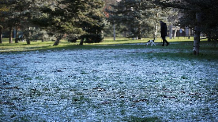 El tiempo - Heladas en amplias zonas del interior norte, centro y este de la península