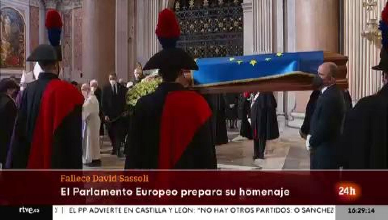 Parlamento - Otros parlamentos - Fallece David Sassoli, Presidente del Parlamento Europeo - 15/01/2022