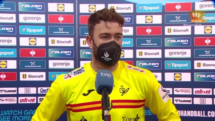 Europeo de Balonmano - Pérez de Vargas, tras ganar a Bosnia: "Todo buenas noticias"