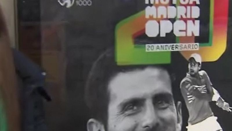 Así opinan los madrileños sobre la presencia de Djokovic en el Mutua Madrid Open    