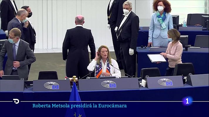 Roberta Metsola, elegida nueva presidenta del Europarlamento