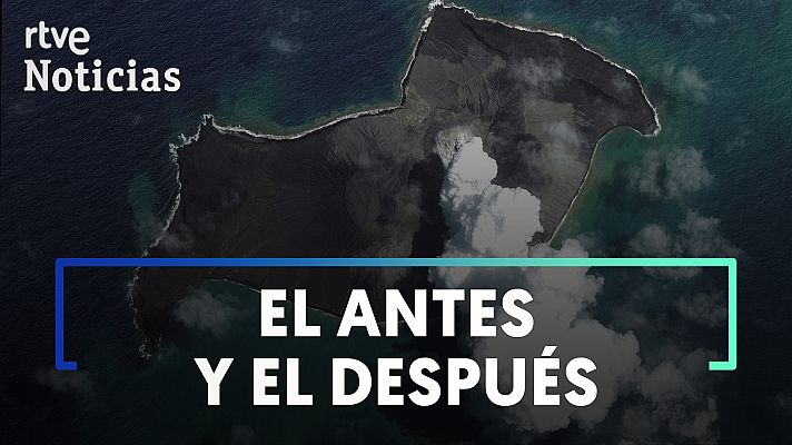 Volcán Tonga: así ha quedado la isla tras la violenta erupción submarina