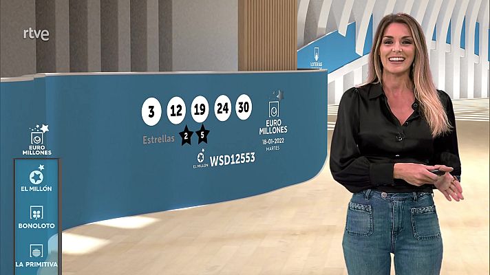 Loterías - Sorteo de la Bonoloto y Euromillones del 18/01/2022