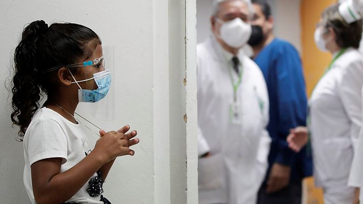 Telediario 1 - Fatiga, dolor de cabeza o problemas de memoria: las secuelas que arrastran los niños con COVID persistente