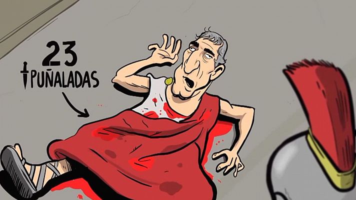 El condensador de fluzo - Curiosidades históricas - El asesinato de Julio César