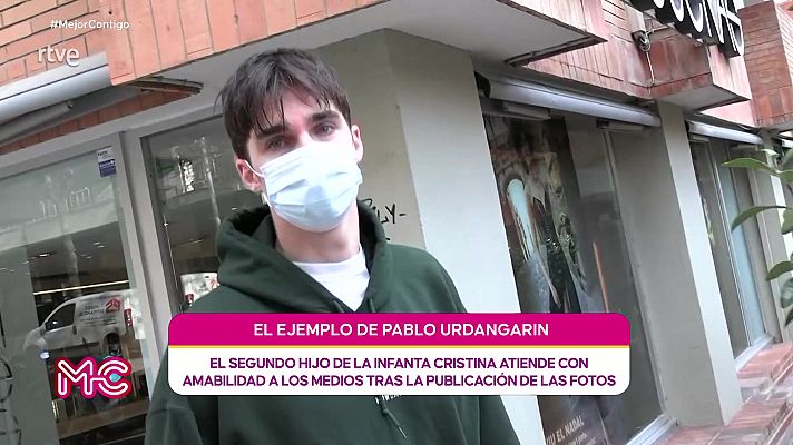 Pablo Urdangarín, sobre las fotos de su padre: "Estamos tranquilos, nos vamos a querer igual"