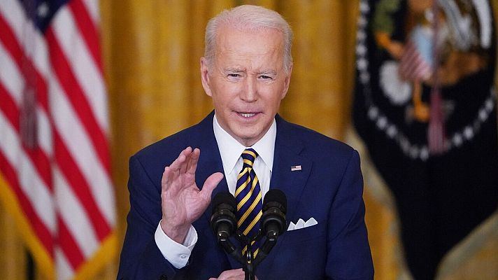 Telediario 1 - Biden advierte a Putin de las consecuencias si ataca Ucrania