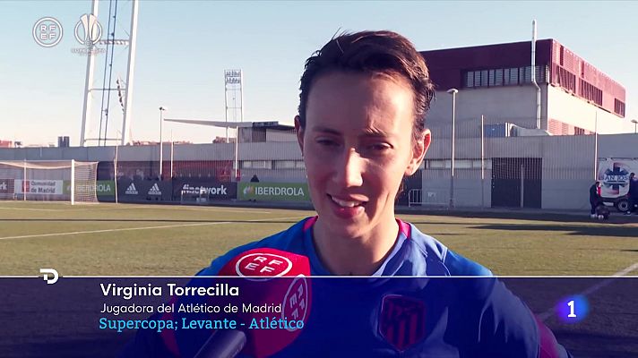 Telediario 1 - Virginia Torrecilla, lista para disputar la Supercopa ante el Levante